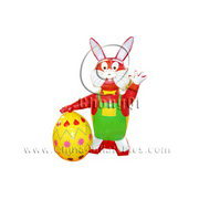 inflatable rabbit cartoon